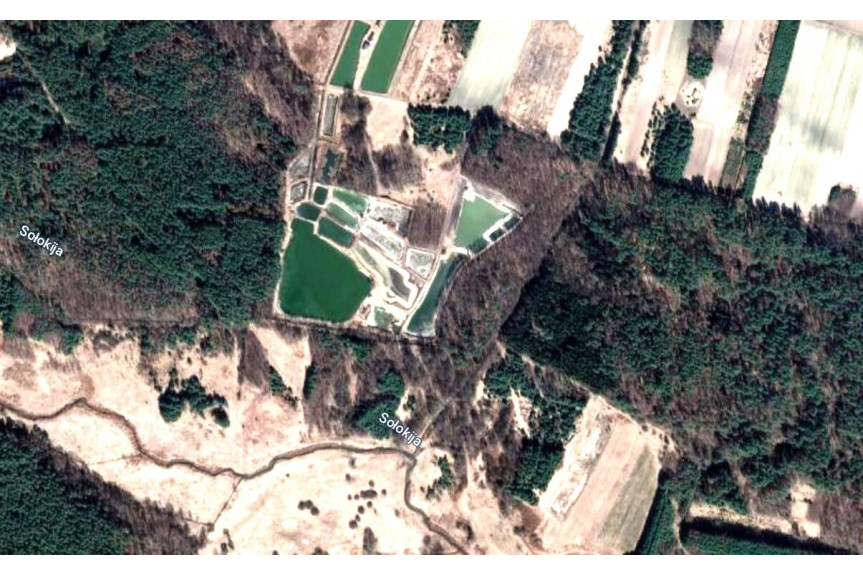 tomaszowski, Tomaszów Lubelski, Przeorsk, Stawy hodowlane  2,8 ha Przeorsk