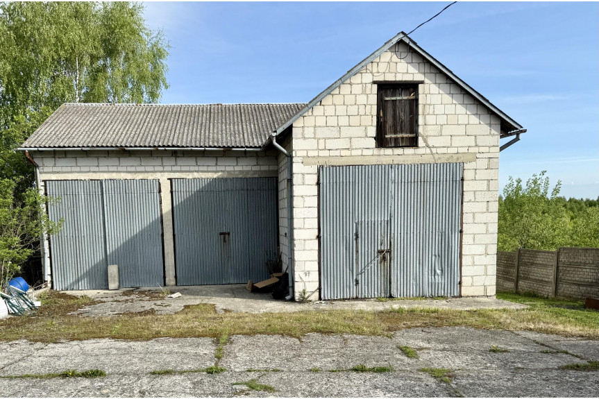 tomaszowski, Tomaszów Lubelski, Majdanek, Nieruchomość usługowo-produkcyjna Majdanek gm. Tomaszów Lub.